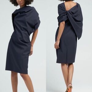 Dries Van Noten Donnie Dress Navy FR 38 US 6